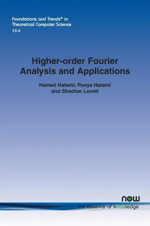 Cover of Higher-order Fourier Analysis and Applications