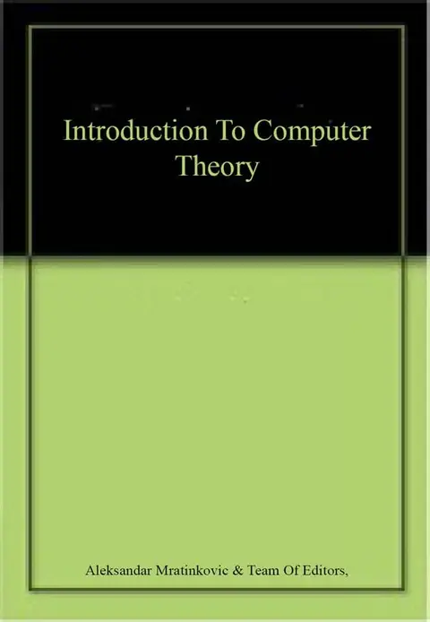 Cover of Introduction to Computer Theory