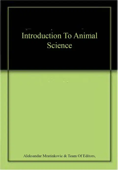 Cover of Introduction to Animal Science