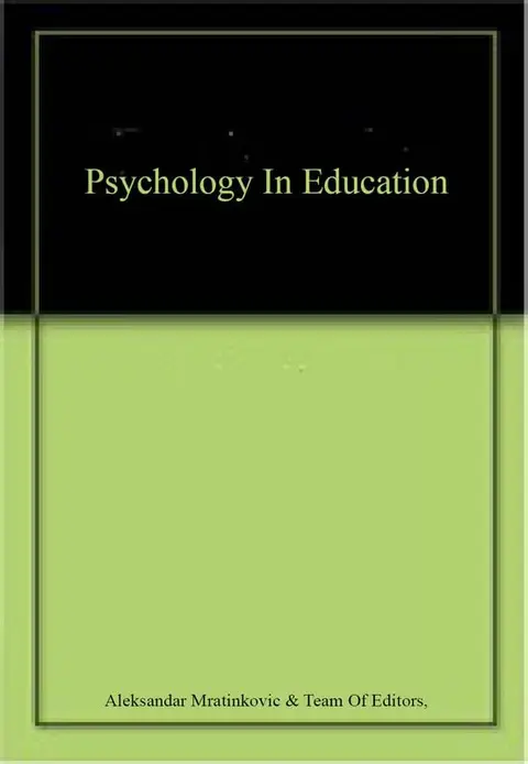 Cover of Psychology in Education