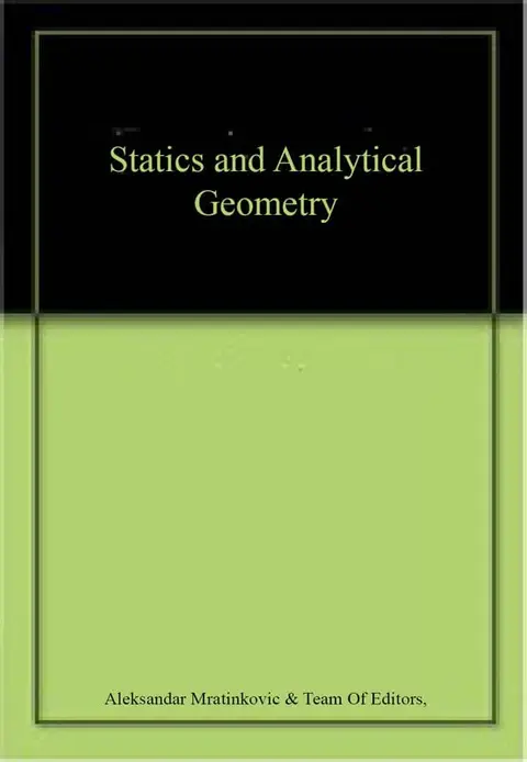 Cover of Statics and Analytical Geometry