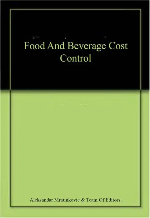 Cover of Food and Beverage Cost Control