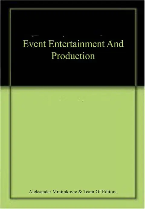 Cover of Event Entertainment and Production