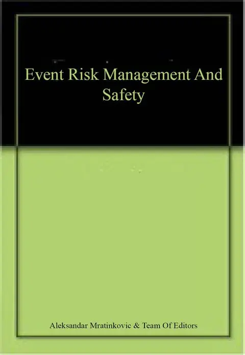 Cover of Event Risk Management and Safety