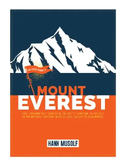 Cover of Mount Everest