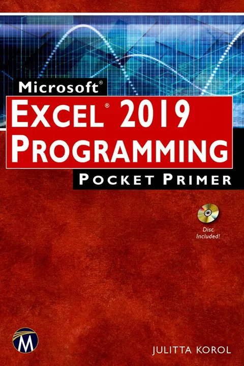 Cover of Microsoft Excel 2019 Programming Pocket Primer