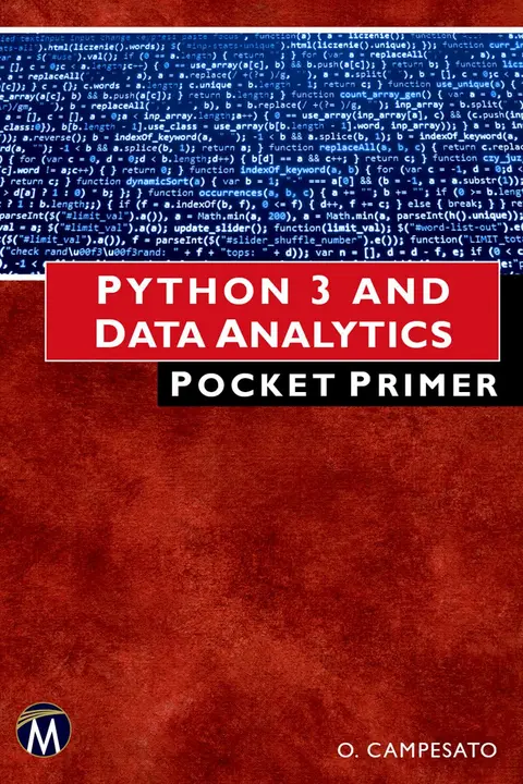 Cover of Python 3 and Data Analytics Pocket Primer