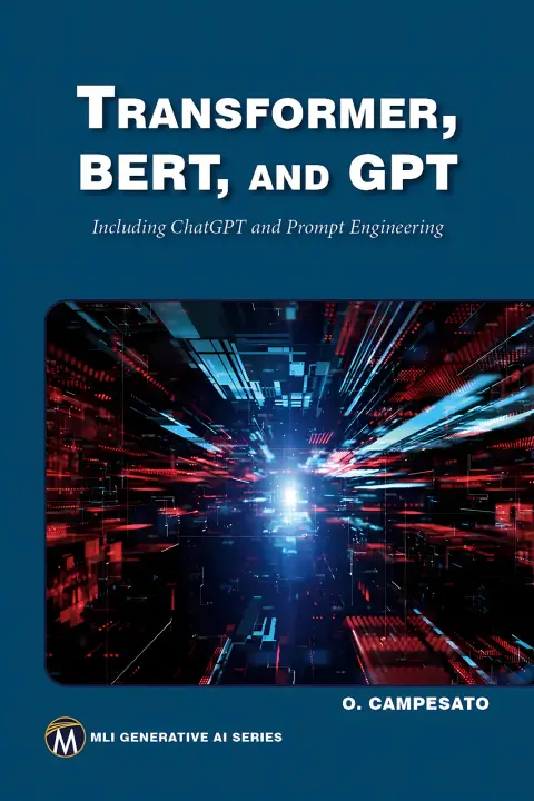 Cover of Transformer, BERT, and GPT3