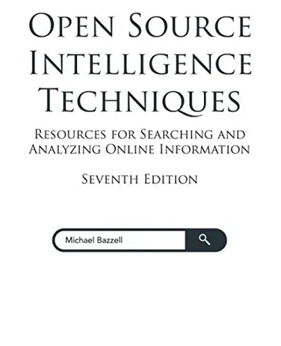 Cover of Open Source Intelligence Techniques