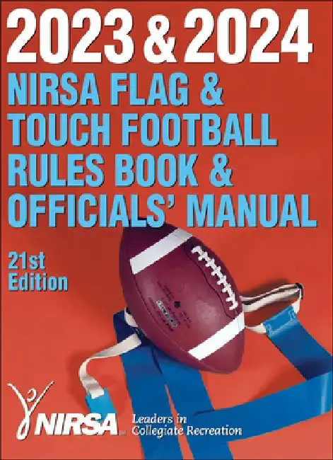 Cover of 2023 & 2024 NIRSA Flag & Touch Football Rules Book & Officials' Manual