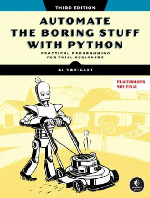 Cover of Automate the Boring Stuff with Python, 3rd Edition