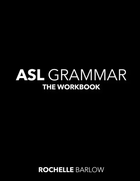 Cover of ASL Grammar