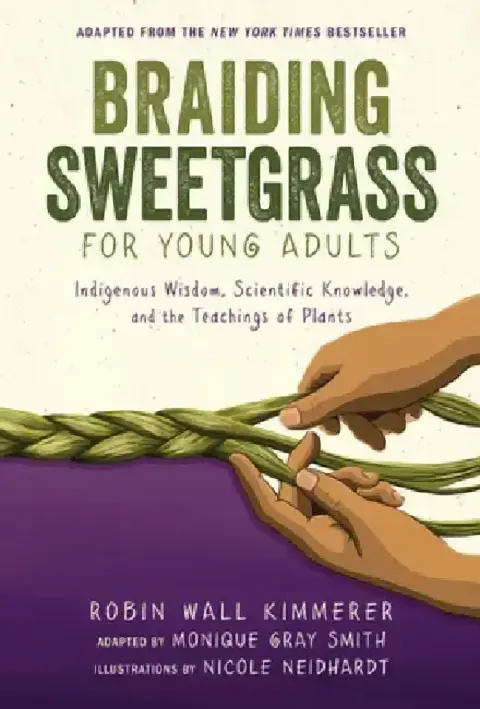 Cover of Braiding Sweetgrass for Young Adults