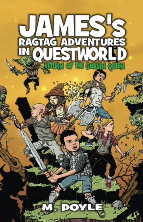 Cover of James's Ragtag Adventures in Questworld