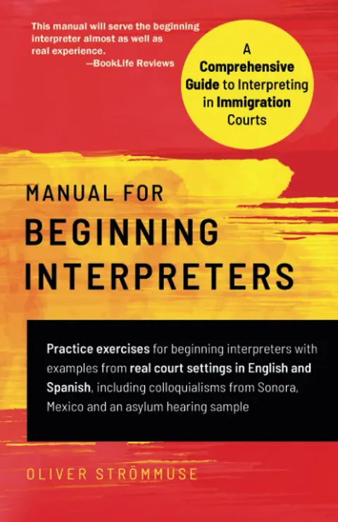 Cover of Manual for Beginning Interpreters