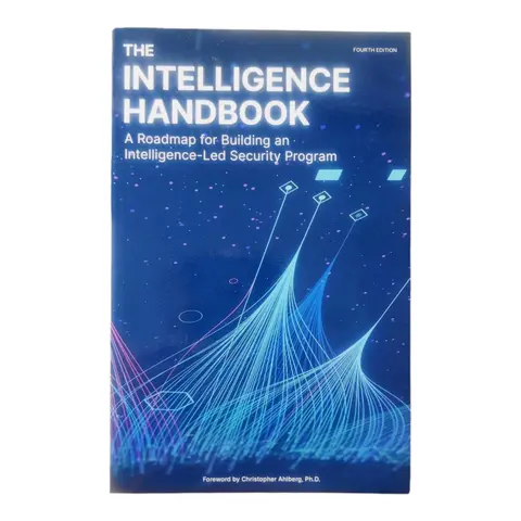 Cover of THE INTELLIGENCE HANDBOOK Forward by Christopher Ahlberg, PH.D