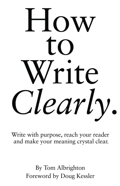 Cover of How to Write Clearly