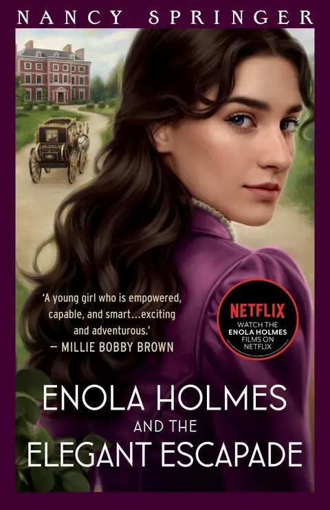 Cover of Enola Holmes and the Elegant Escapade