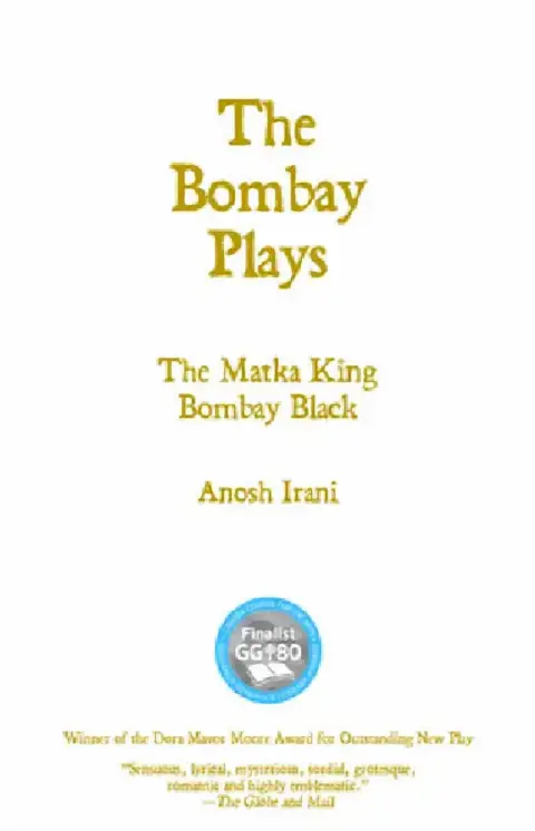 Cover of The Bombay Plays