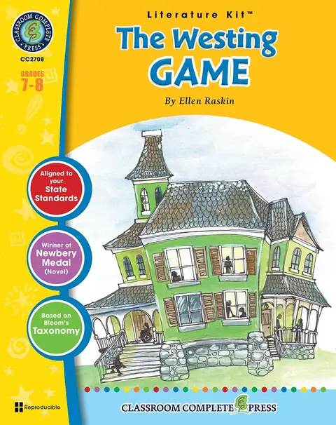 Cover of The Westing Game - Novel Study Guide Gr. 7-8 - Classroom Complete Press