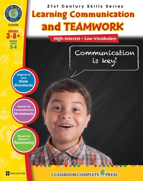 Cover of 21st Century Skills - Learning Communication & Teamwork Gr. 3-8+