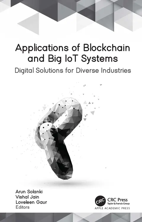 Cover of Applications of Blockchain and Big Iot Systems