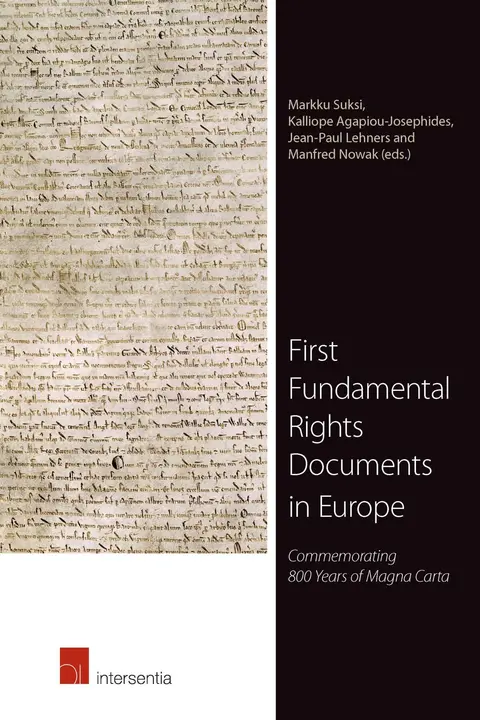 Cover of First Fundamental Rights Documents in Europe