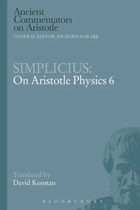 Cover of Simplicius on Aristotle Physics Vol 6
