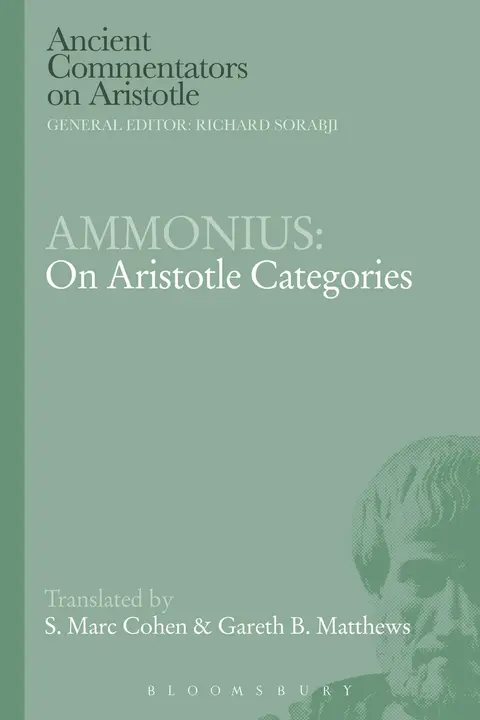 Cover of Ammonius on Aristotle Categories