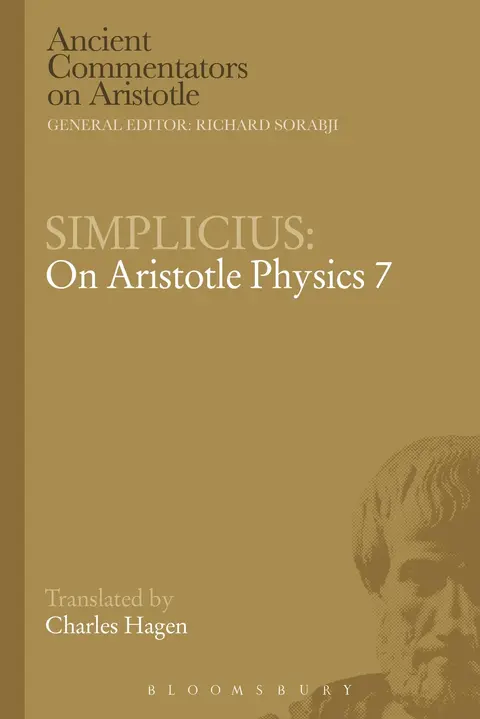 Cover of Simplicius on Aristotle Physics 7