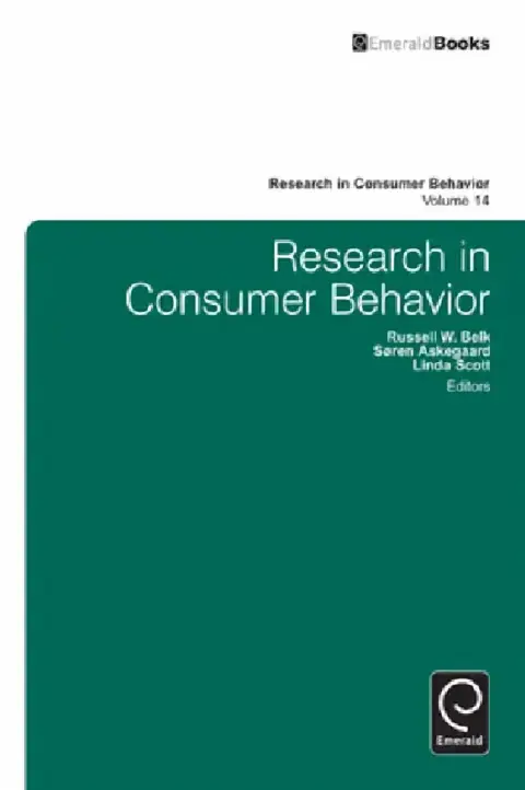 Cover of Research in Consumer Behavior