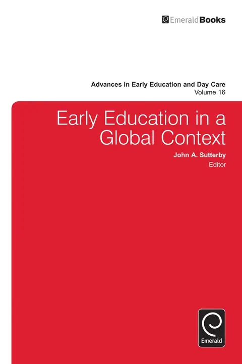 Cover of Early Education in a Global Context
