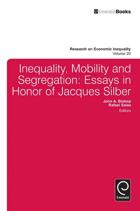 Cover of Inequality, Mobility, and Segregation