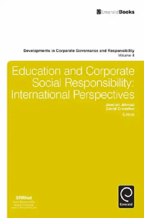Cover of Education and Corporate Social Responsibility