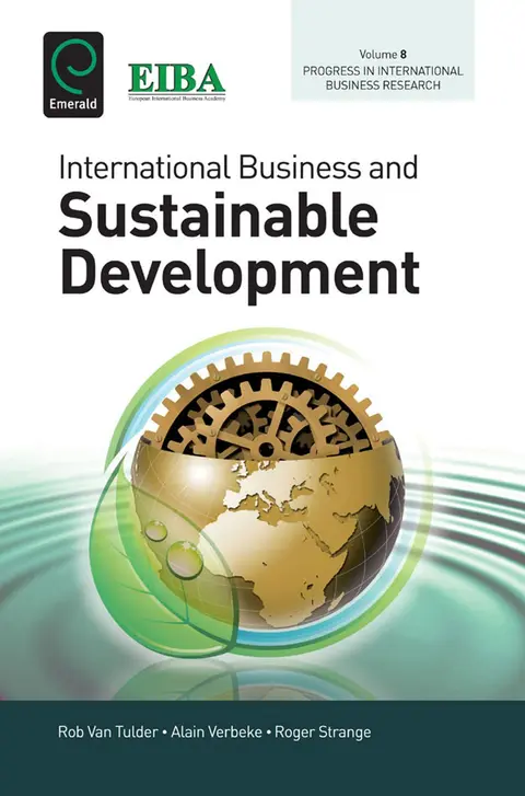 Cover of International Business and Sustainable Development