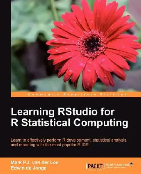 Cover of Learning Rstudio for R Statistical Computing