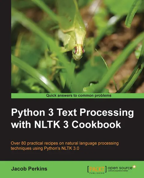 Cover of Python 3 Text Processing with NLTK 3 Cookbook