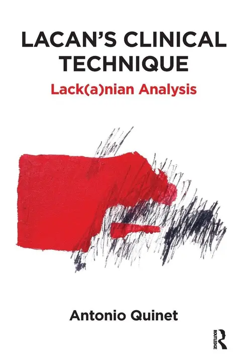 Cover of Lacan's Clinical Technique