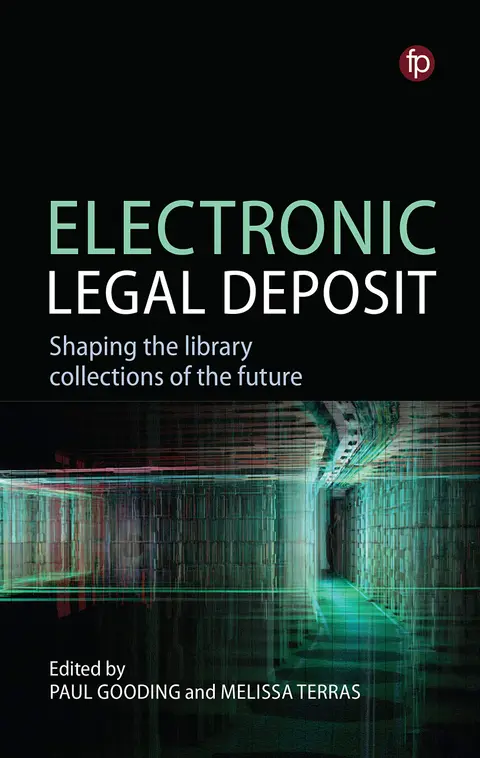 Cover of Electronic Legal Deposit