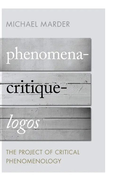 Cover of Phenomena-Critique-Logos