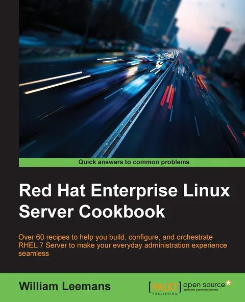 Cover of Red Hat Enterprise Linux Server Cookbook