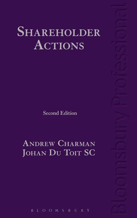 Cover of Shareholder Actions