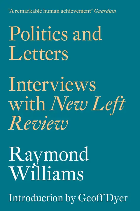 Cover of Politics and Letters