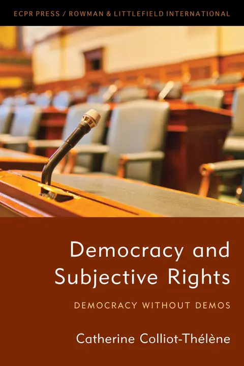 Cover of Democracy and Subjective Rights