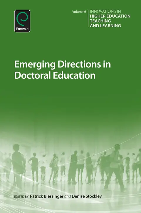 Cover of Emerging Directions in Doctoral Education