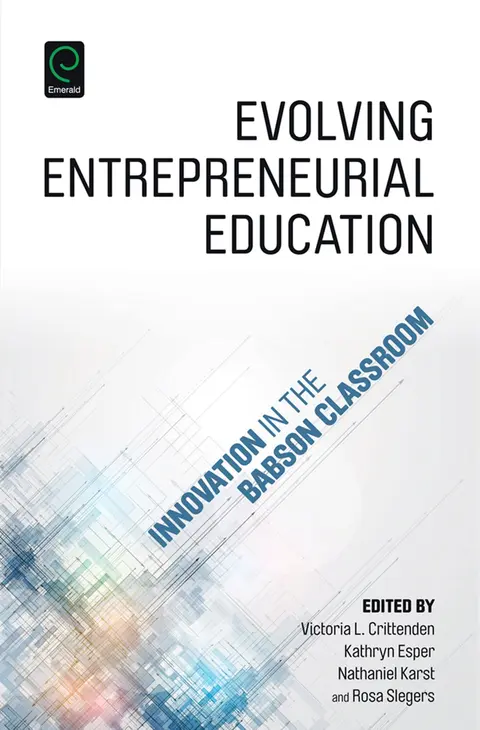 Cover of Evolving Entrepreneurial Education