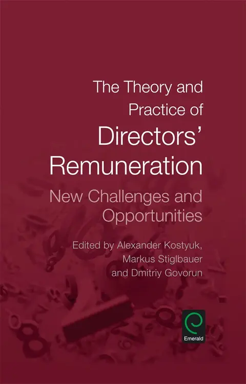 Cover of The Theory and Practice of Directors' Remuneration