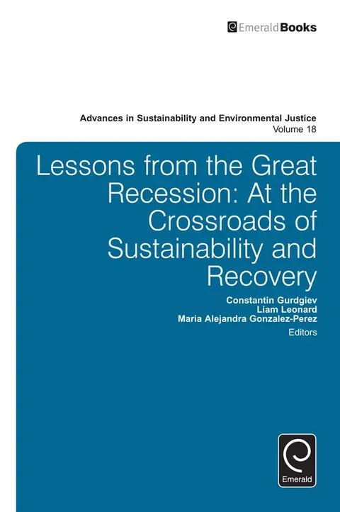 Cover of Lessons from the Great Recession