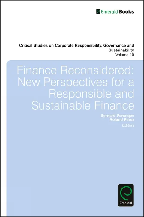 Cover of Finance Reconsidered