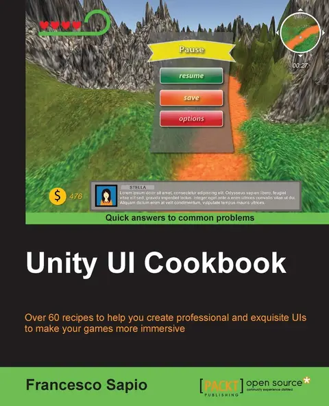 Cover of Unity Ui Cookbook